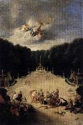 Jean Cotelle View of the Arch of Triumph Grove oil